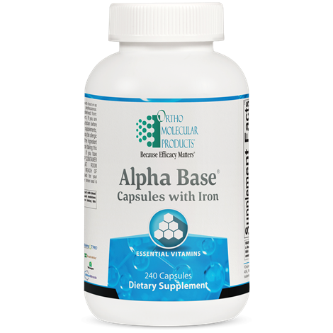 Alpha Base® Capsules w/ Iron primary image